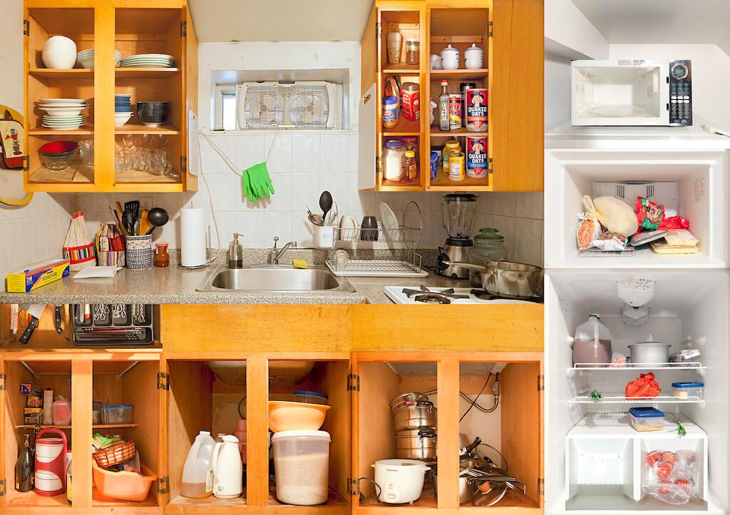Кухонное пространство для посуды
